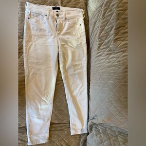 Banana Republic White Skinny Jeans Size 30/10P